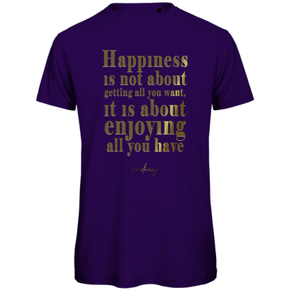 T-shirt bio premium homme bonheur