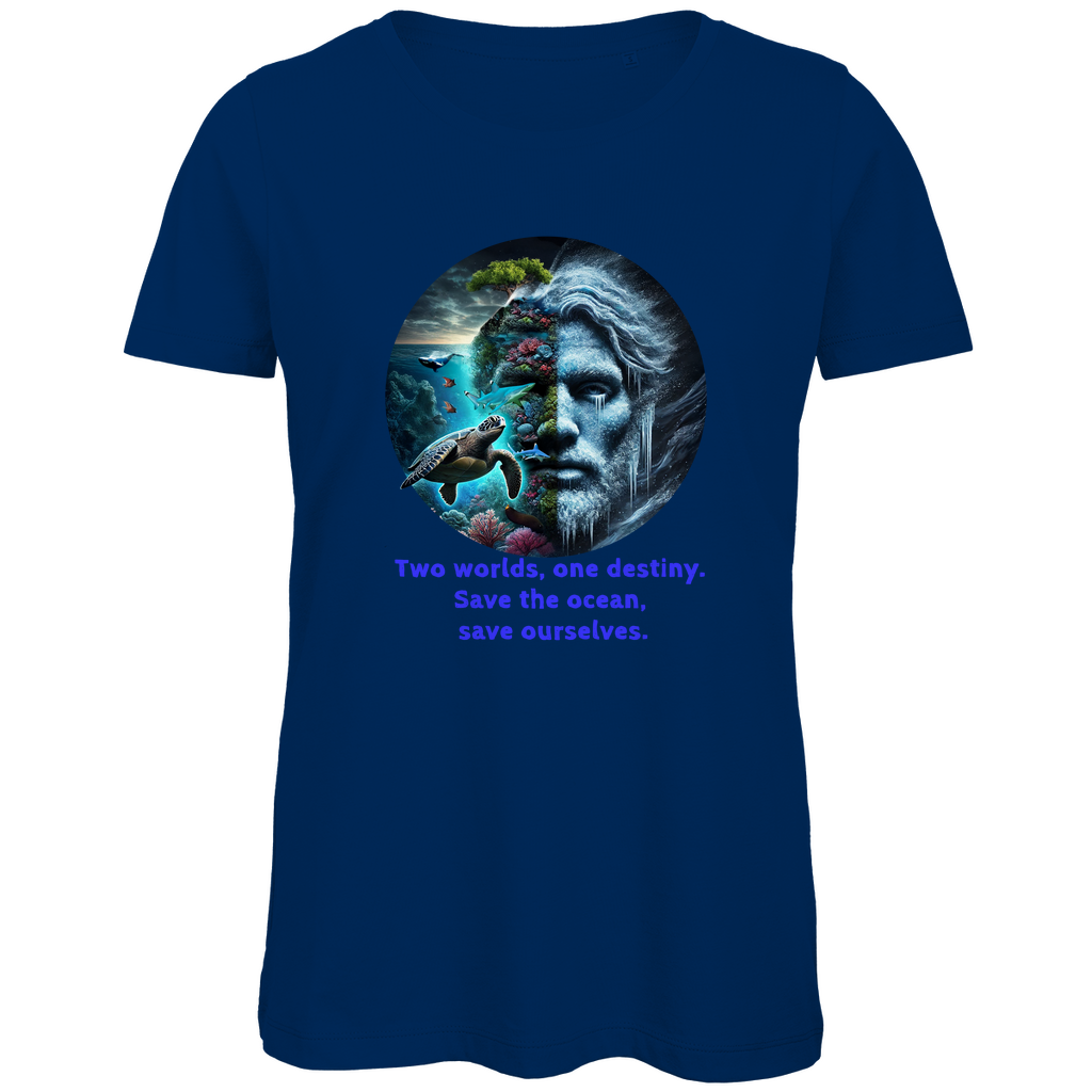 Premium Bio Damen T-Shirt ocean