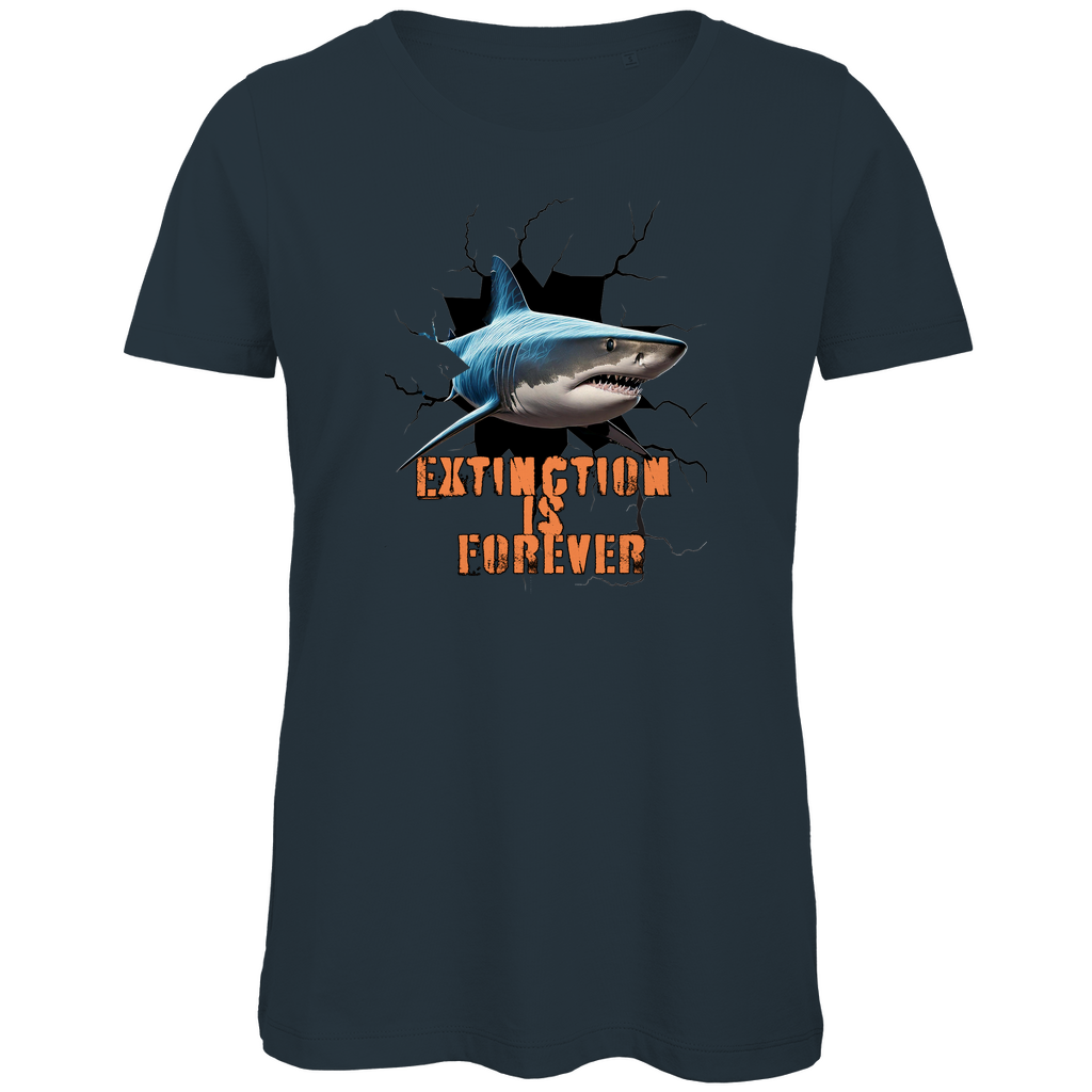 Premium Bio Damen T-Shirt shark