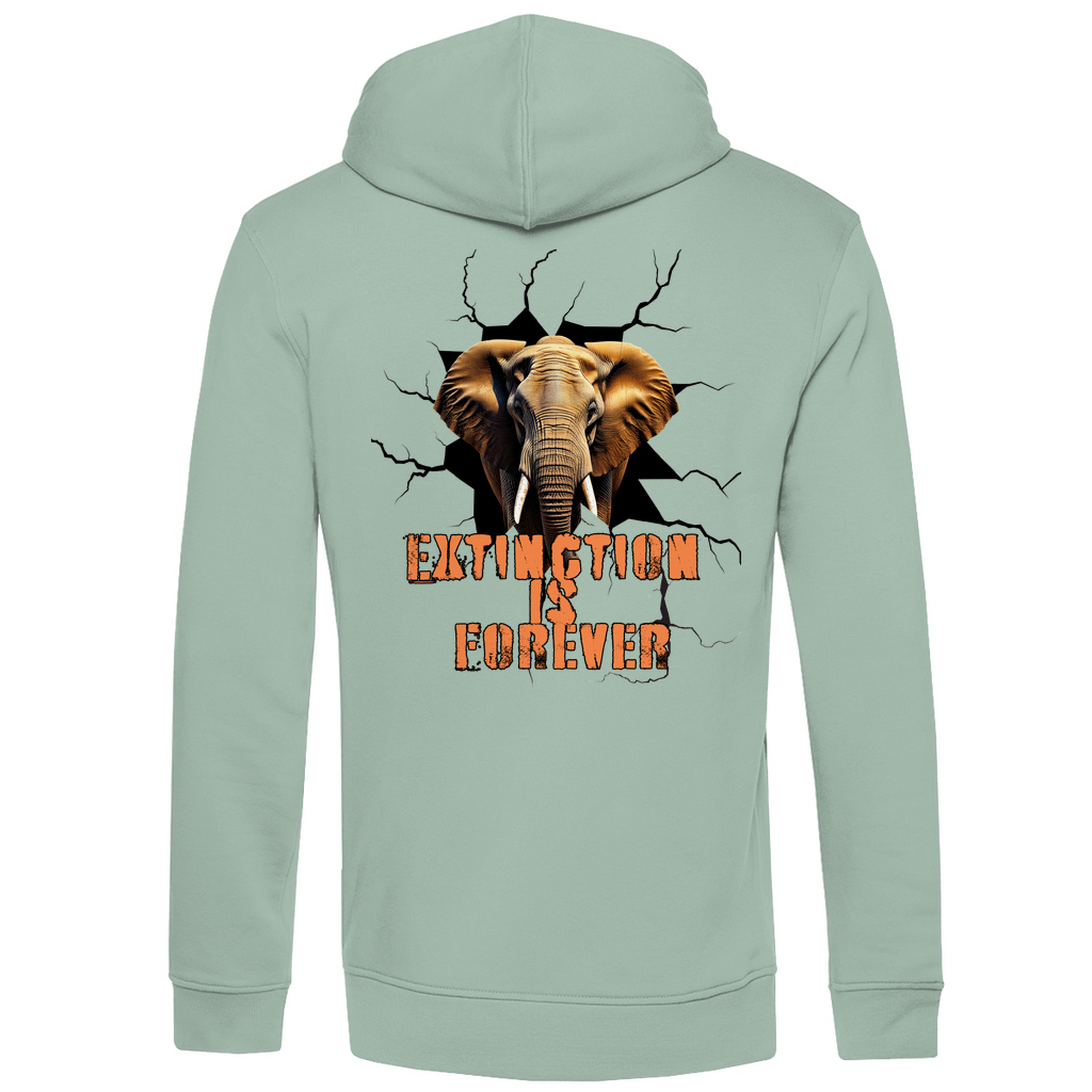 Bio Premium Herren Hoodie elephant