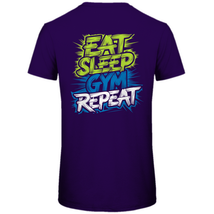 Premium Bio Herren T-Shirt eat-sleep