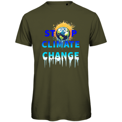 T-shirt bio premium homme changement climatique