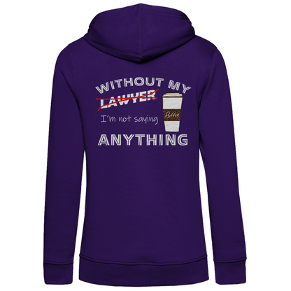 Bio Premium Damen Hoodie coffee