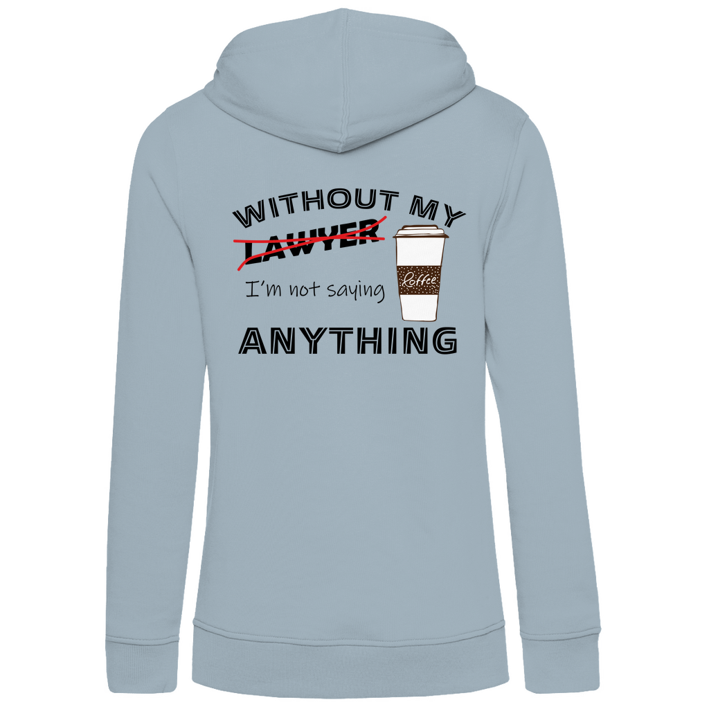 Bio Premium Damen Hoodie coffee