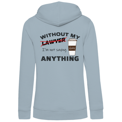 Bio Premium Damen Hoodie coffee