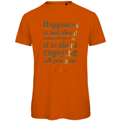 T-shirt bio premium homme bonheur