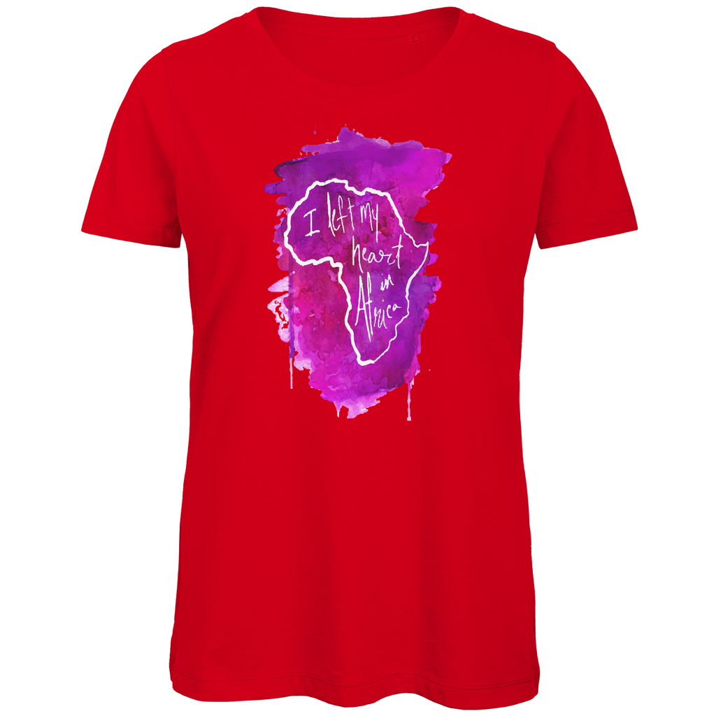 Premium Bio Damen T-Shirt africa pink