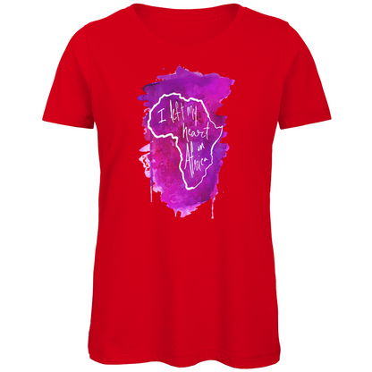 Premium Bio Damen T-Shirt africa pink