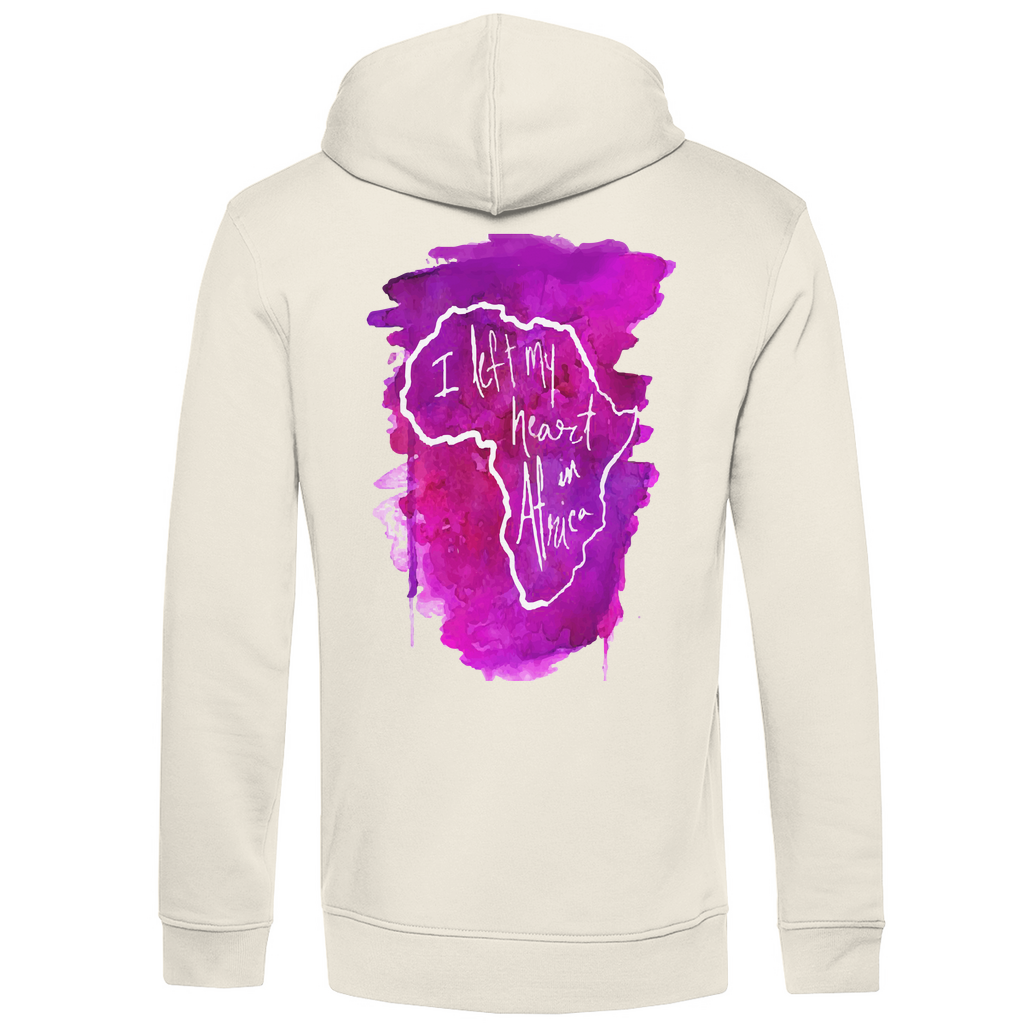 Bio Premium Herren Hoodie africa pink