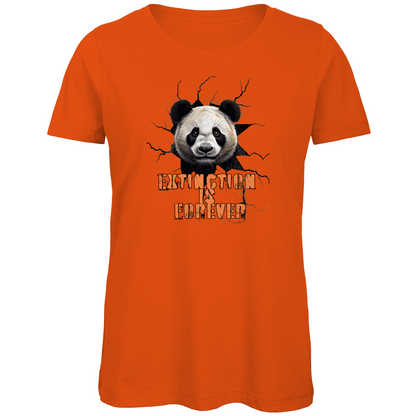 Premium Bio Damen T-Shirt panda