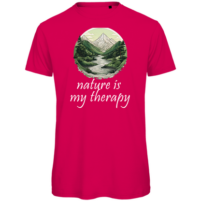 Premium organic men's T-shirt therapy