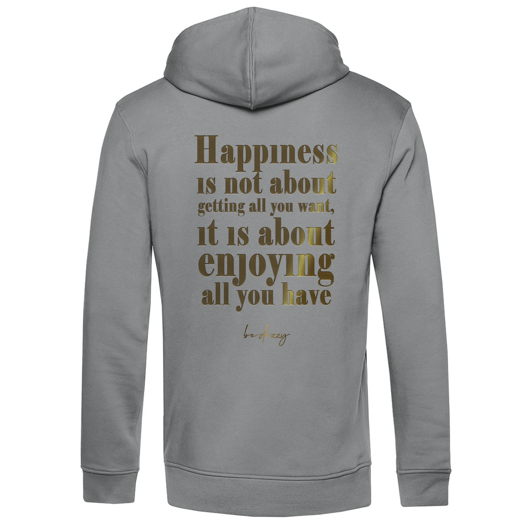 Bio Premium Herren Hoodie happiness