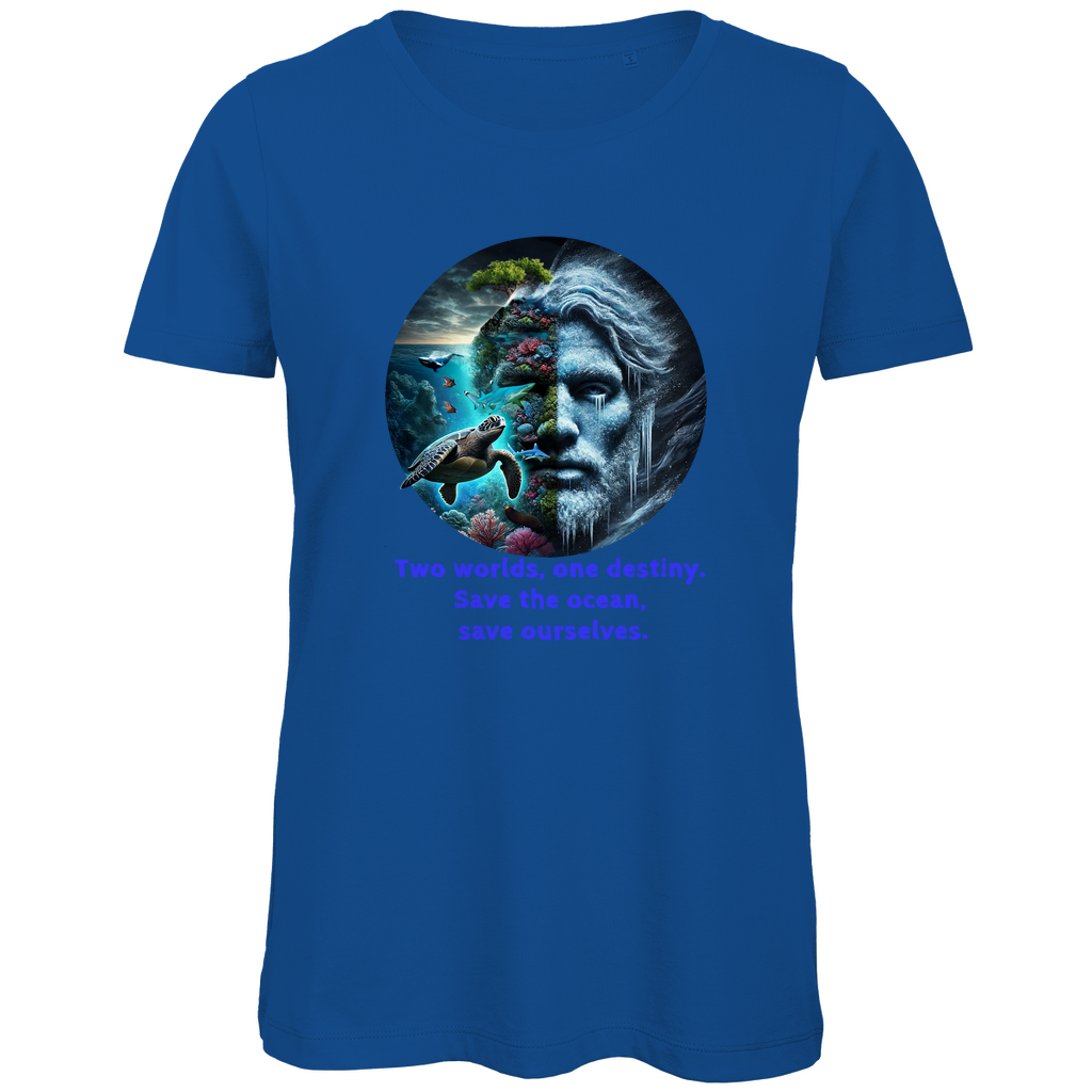 Premium Bio Damen T-Shirt ocean