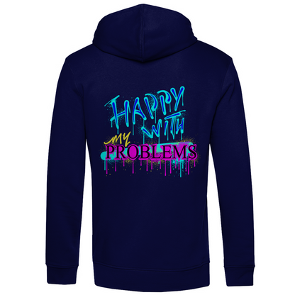 Bio Premium Herren Hoodie happy