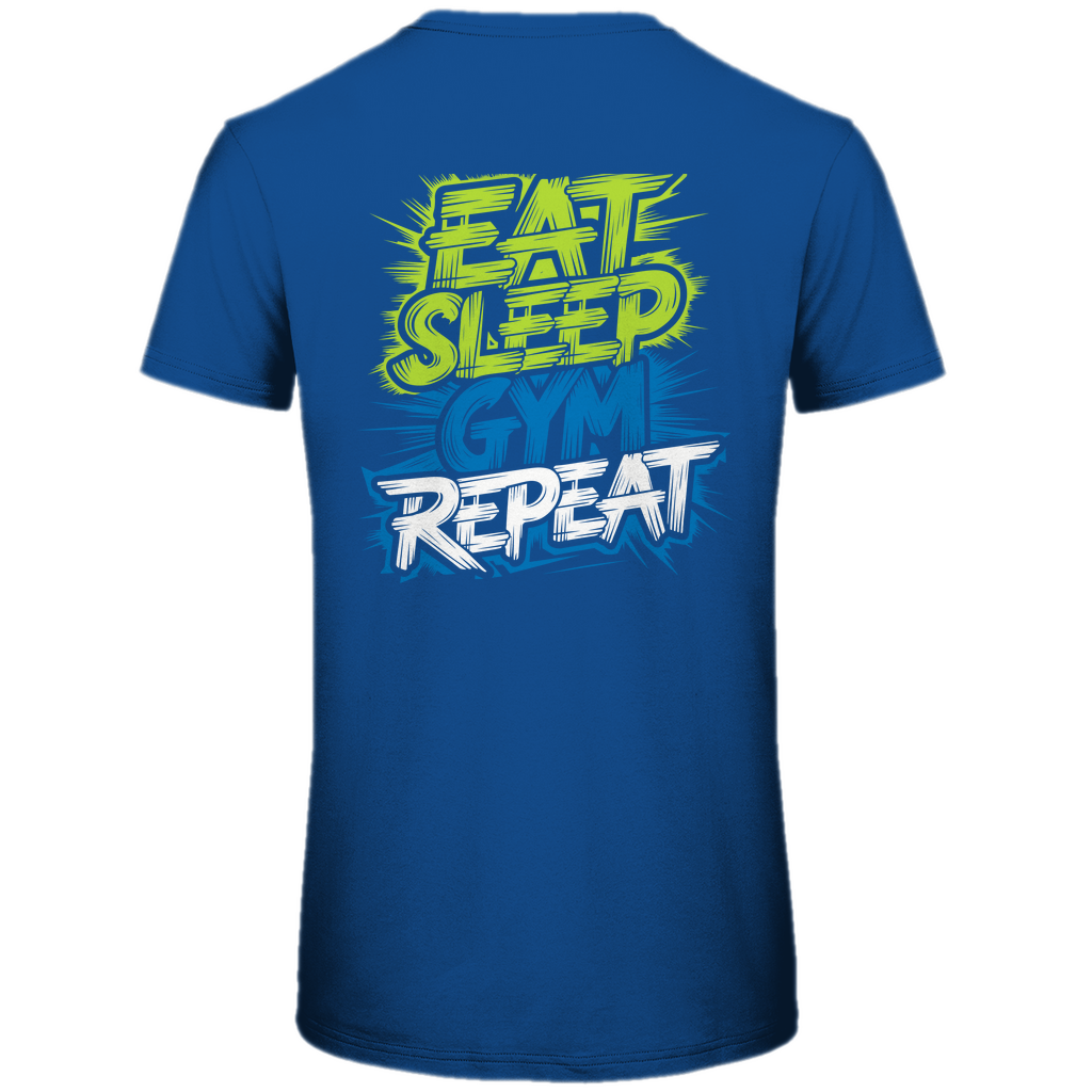 Premium Bio Herren T-Shirt eat-sleep