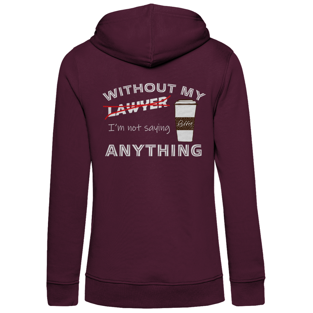 Bio Premium Damen Hoodie coffee