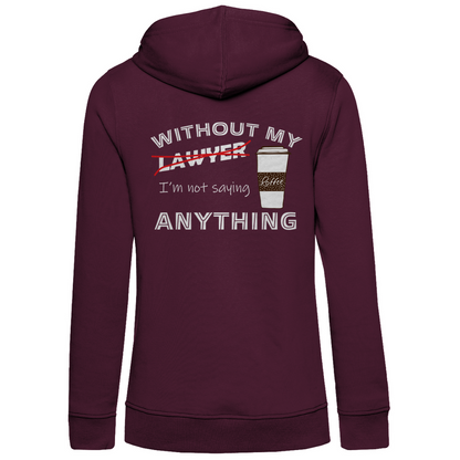 Bio Premium Damen Hoodie coffee