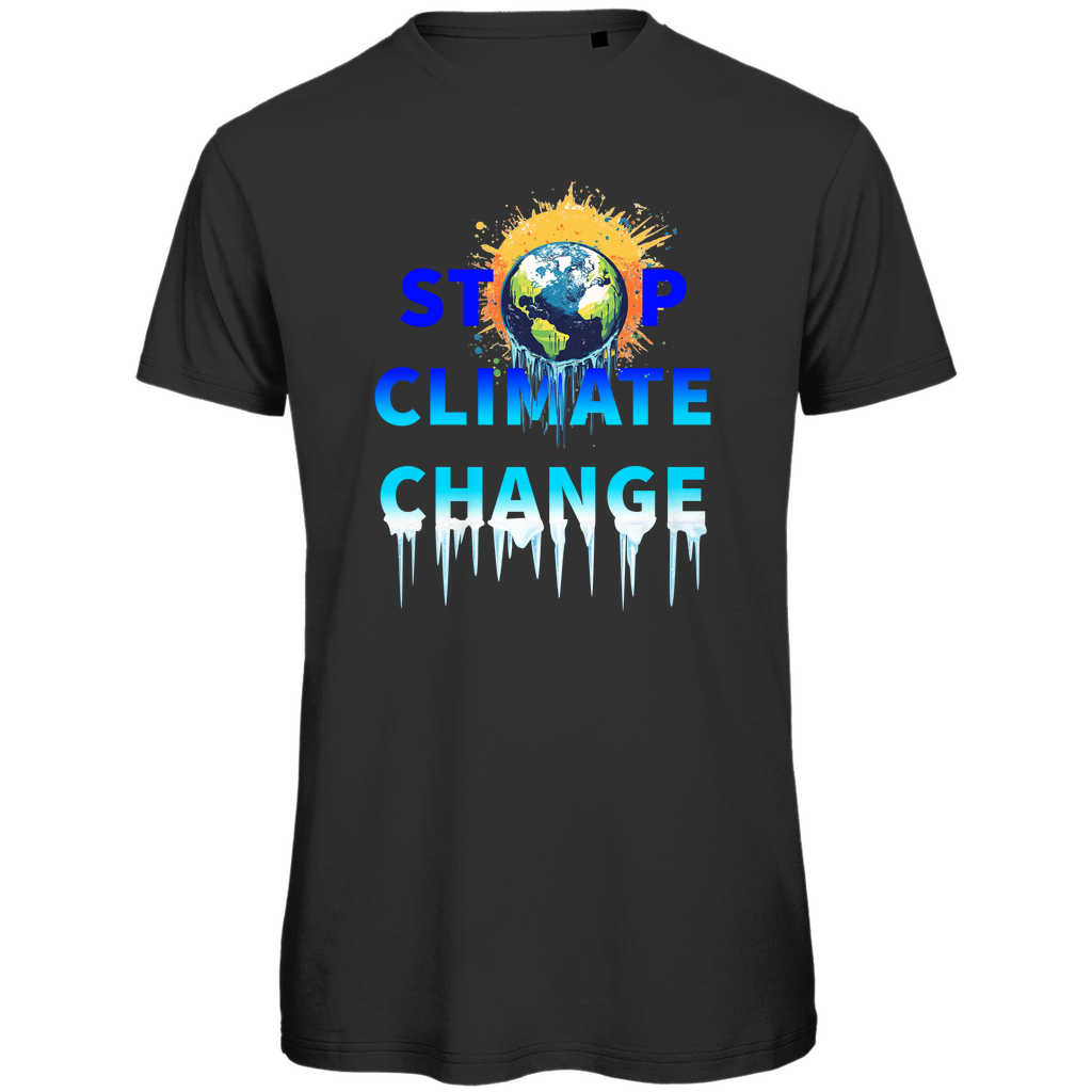 T-shirt bio premium homme changement climatique