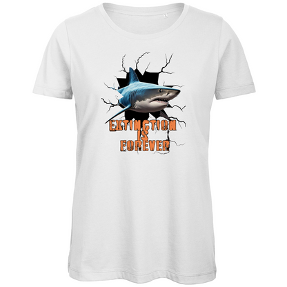 Premium Bio Damen T-Shirt shark