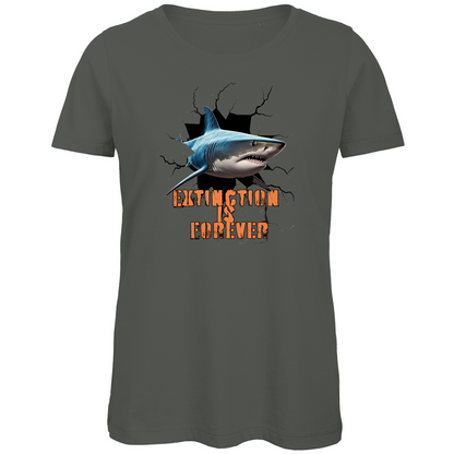 Premium Bio Damen T-Shirt shark