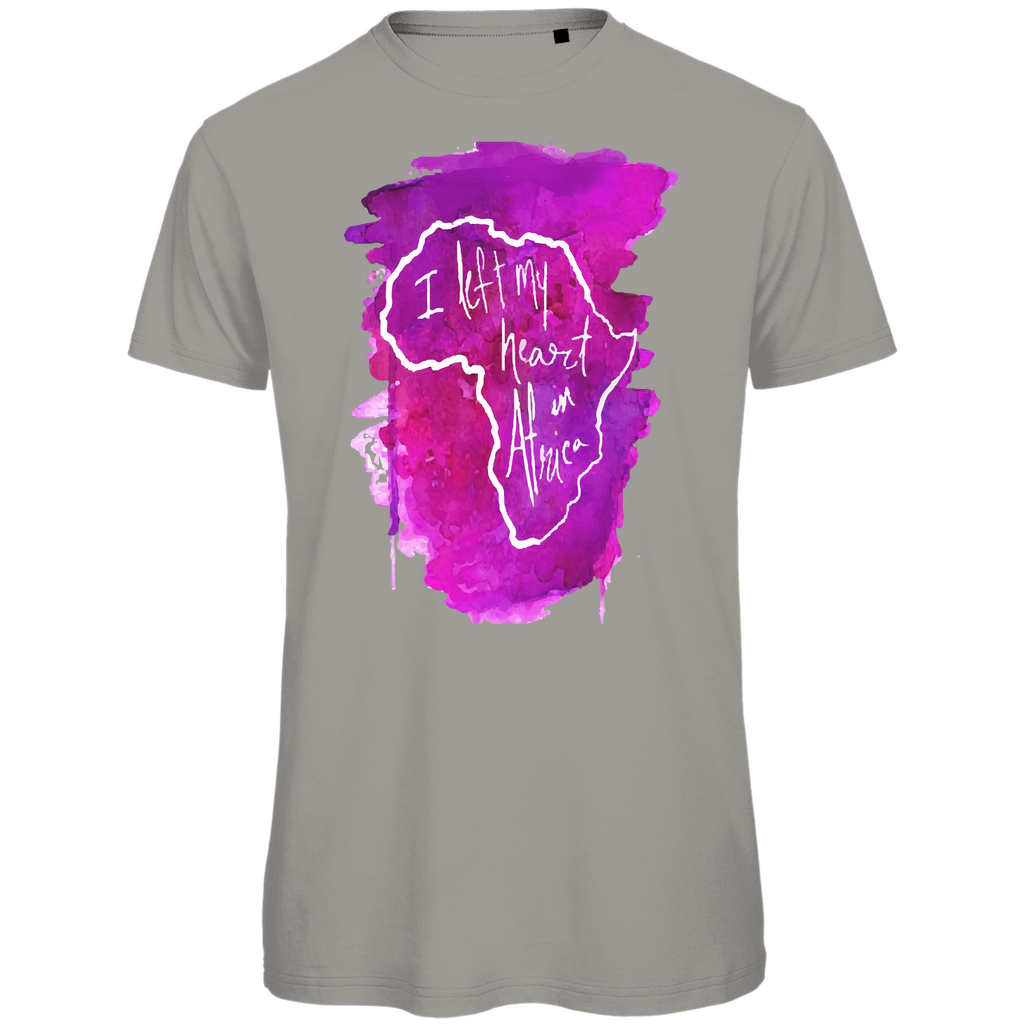 Premium organic men's t-shirt africa pink
