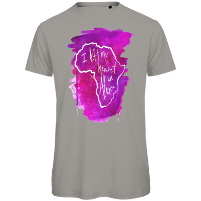 Premium organic men's t-shirt africa pink