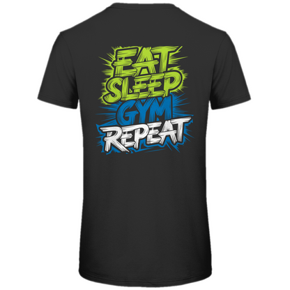 Premium Bio Herren T-Shirt eat-sleep