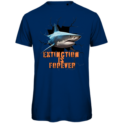 Premium organic men's t-shirt shark