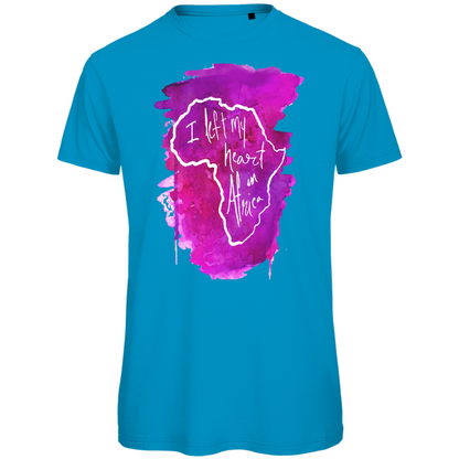 Premium organic men's t-shirt africa pink