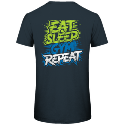 Premium Bio Herren T-Shirt eat-sleep