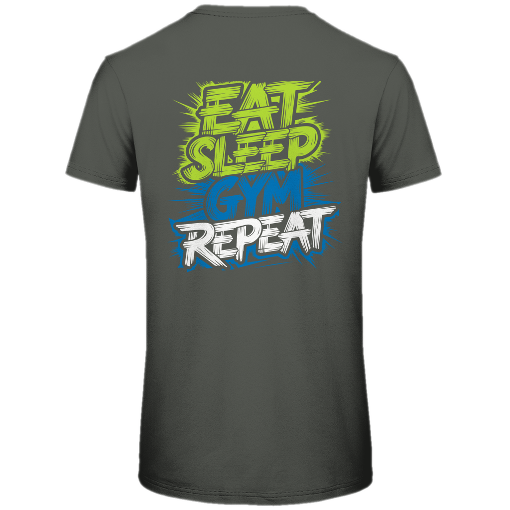 Premium Bio Herren T-Shirt eat-sleep