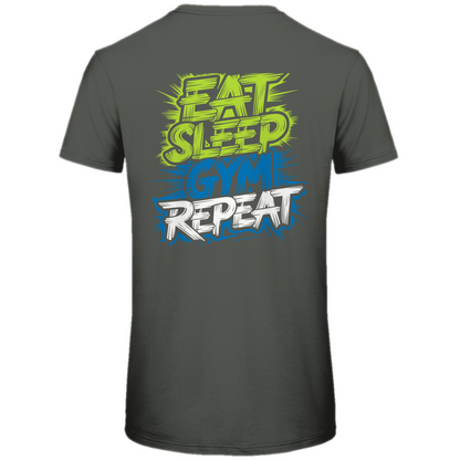 Premium Bio Herren T-Shirt eat-sleep