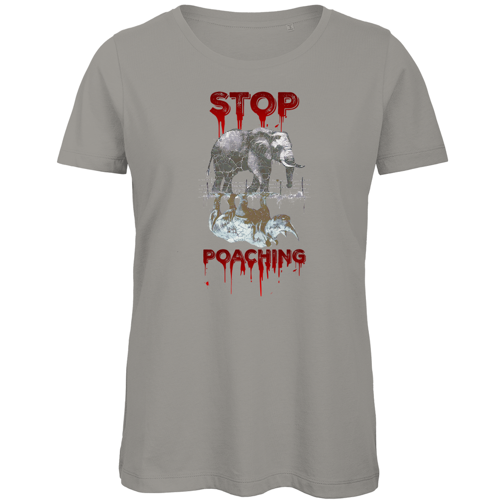 Premium Bio Damen T-Shirt stop poaching