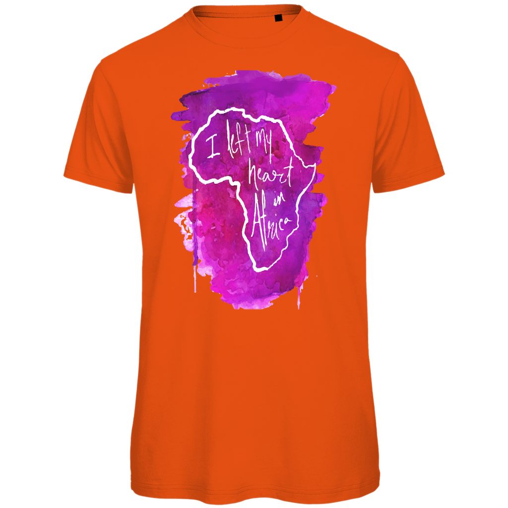Premium organic men's t-shirt africa pink