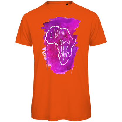 Premium organic men's t-shirt africa pink
