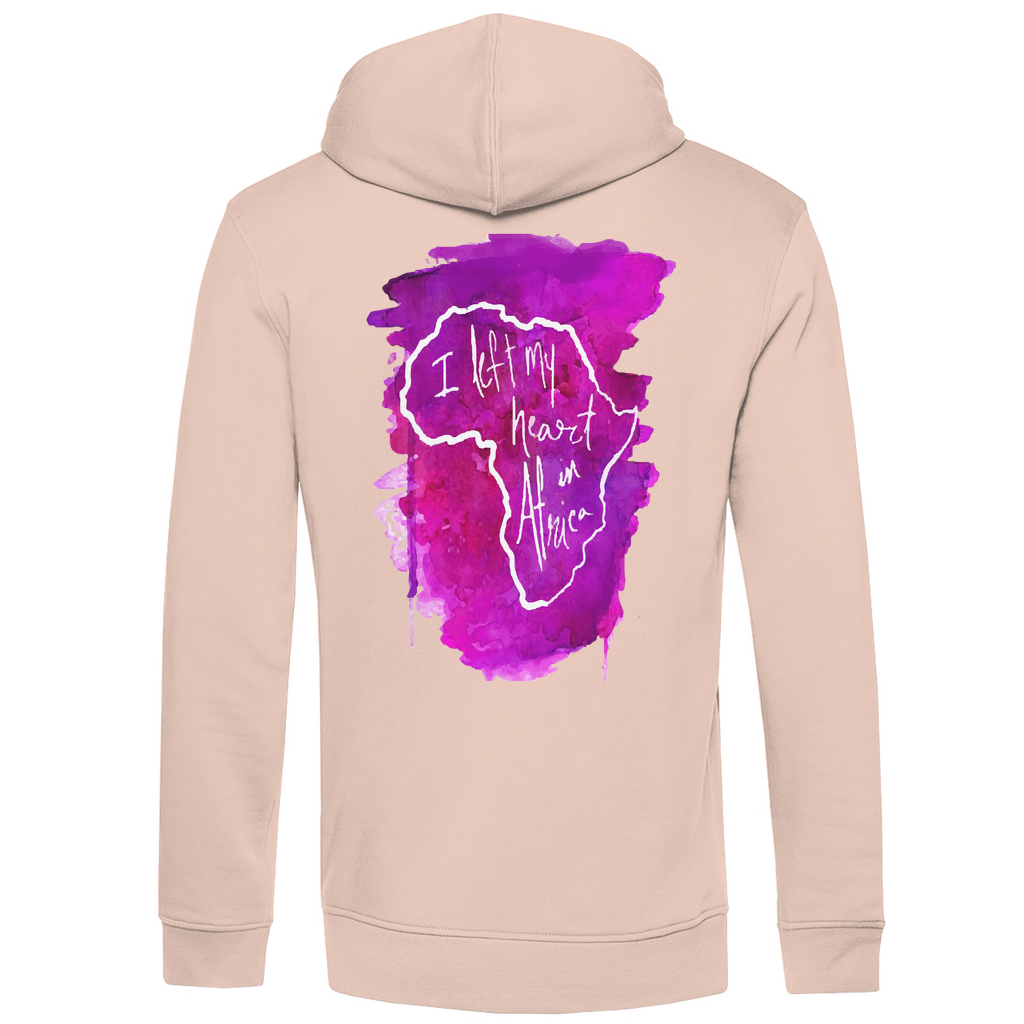 Bio Premium Herren Hoodie africa pink