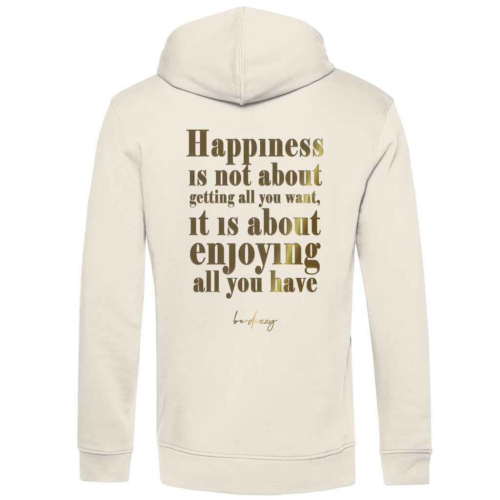 Bio Premium Herren Hoodie happiness
