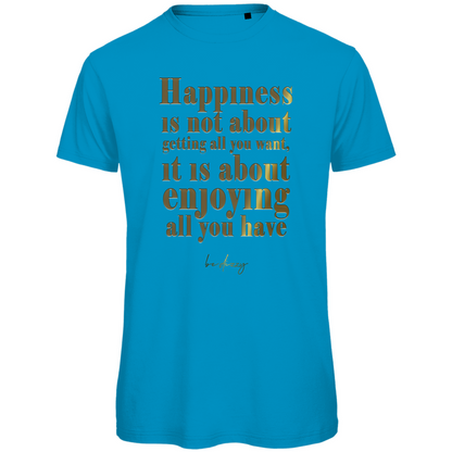 T-shirt bio premium homme bonheur