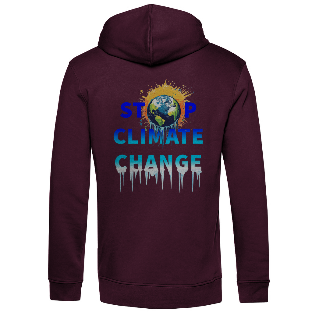 Bio Premium Herren Hoodie climate change