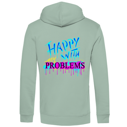 Bio Premium Herren Hoodie happy