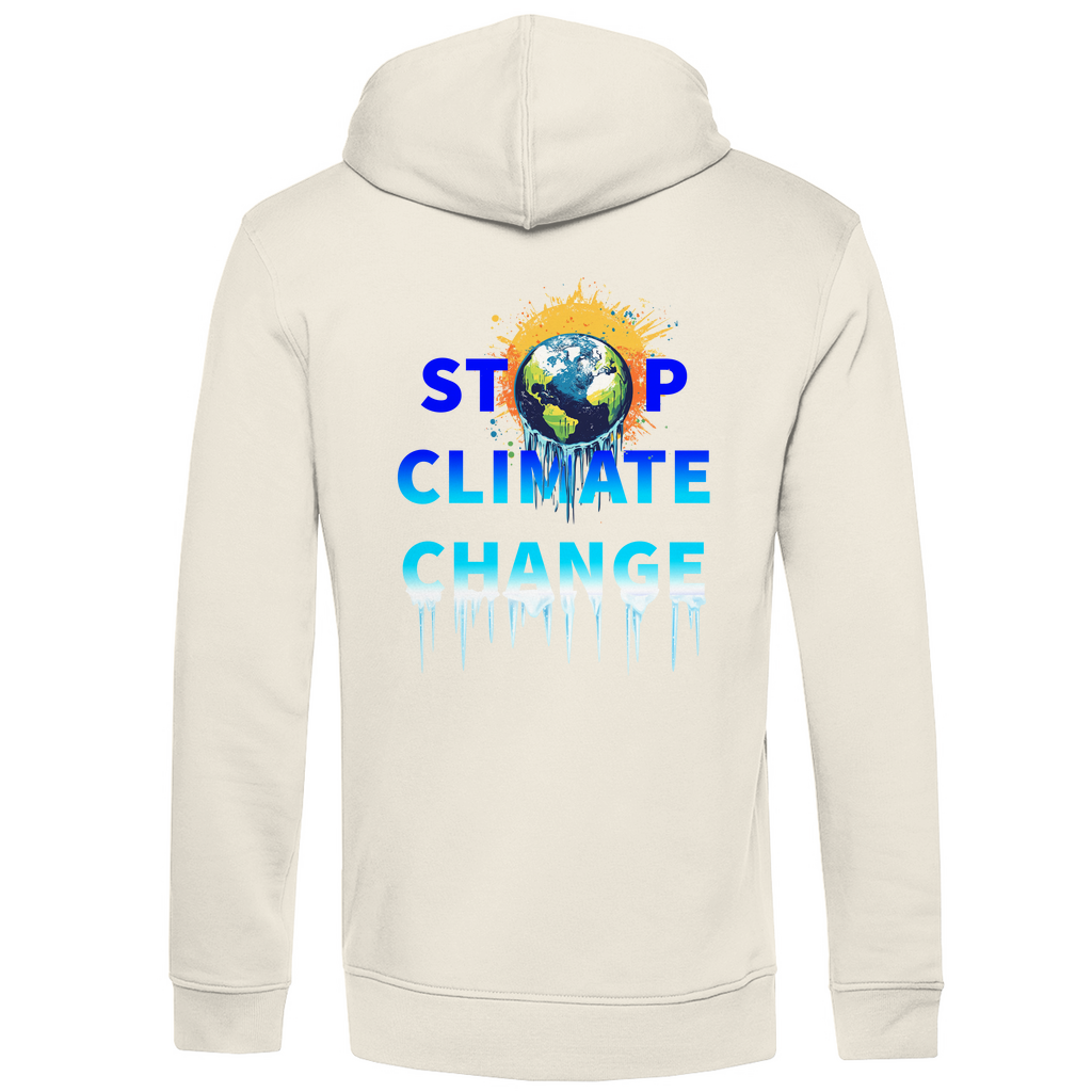 Bio Premium Herren Hoodie climate change