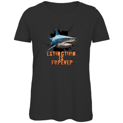 Premium Bio Damen T-Shirt shark