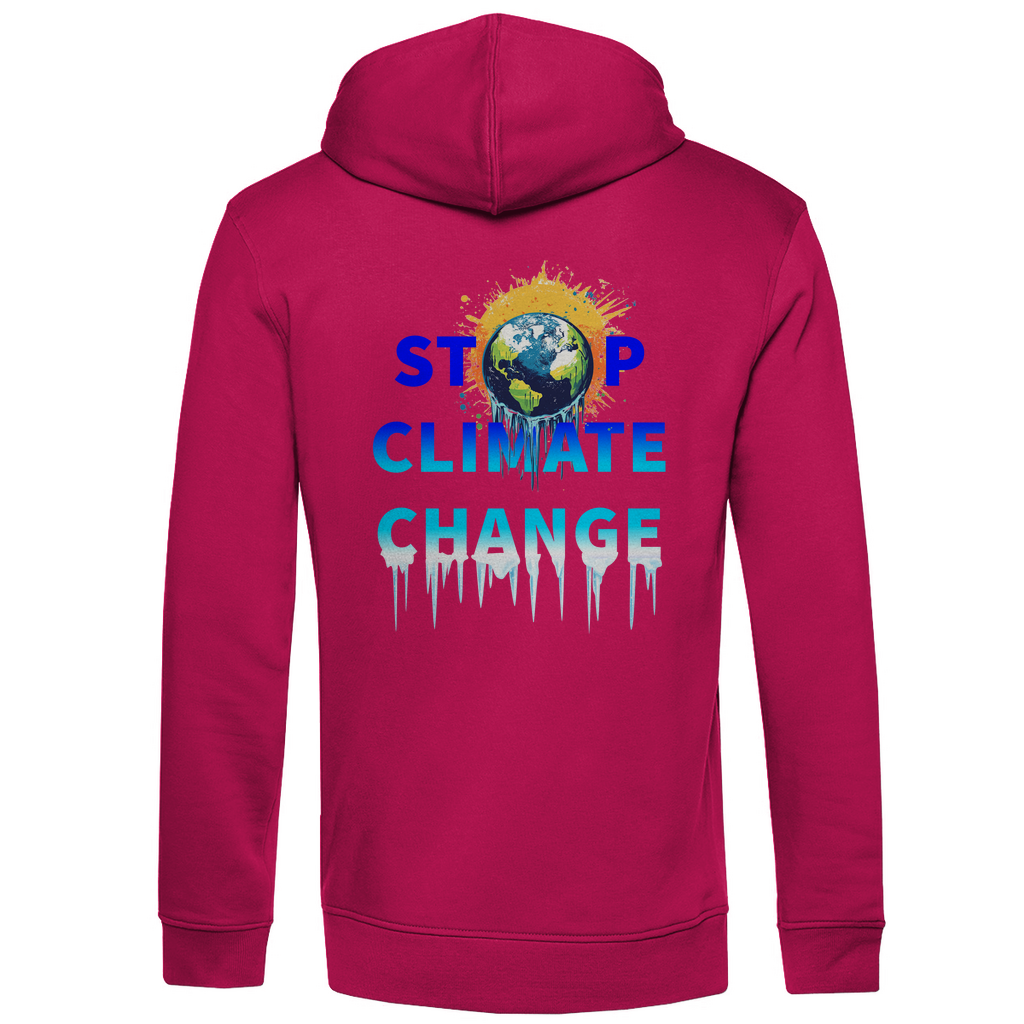 Bio Premium Herren Hoodie climate change