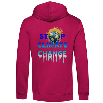 Bio Premium Herren Hoodie climate change