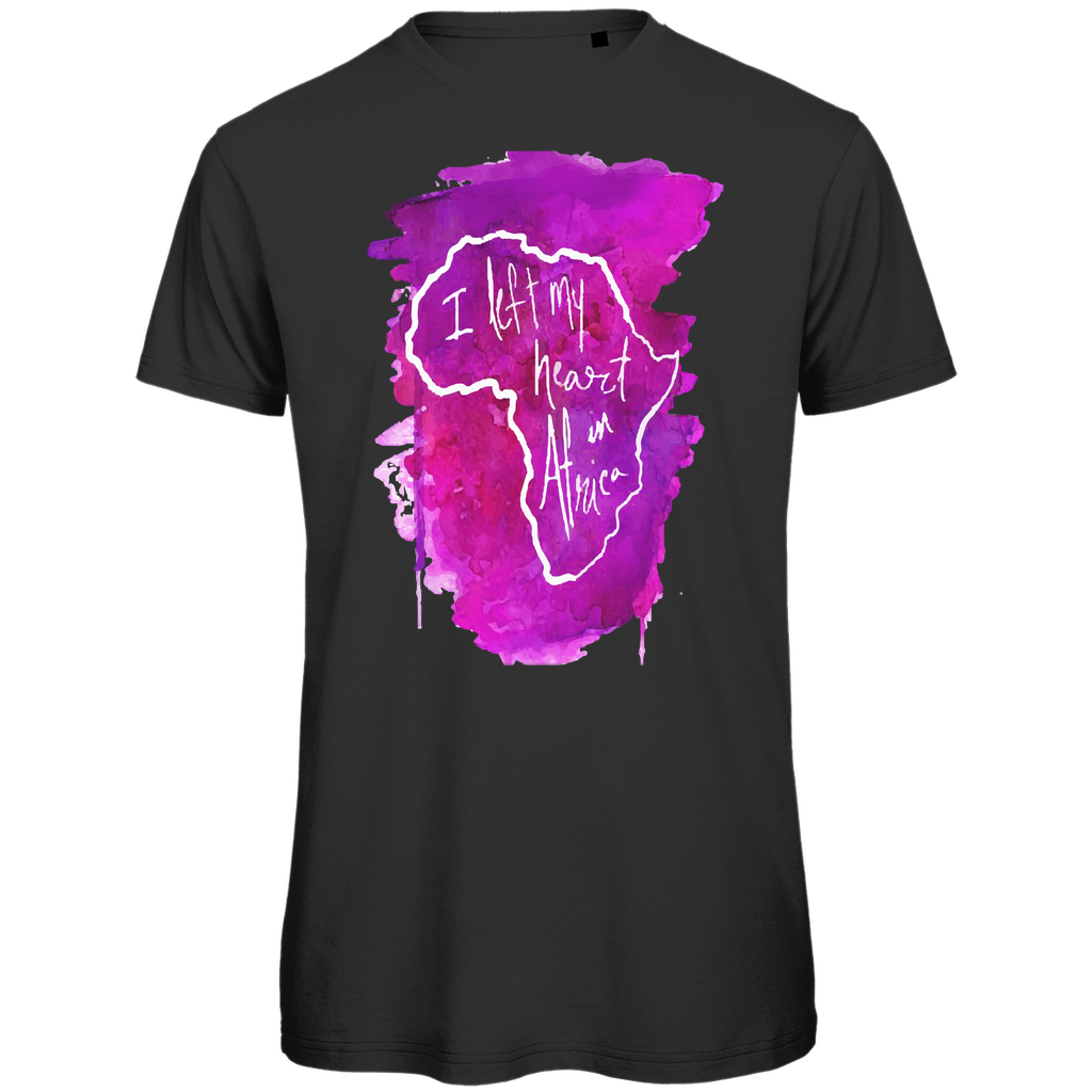 Premium organic men's t-shirt africa pink