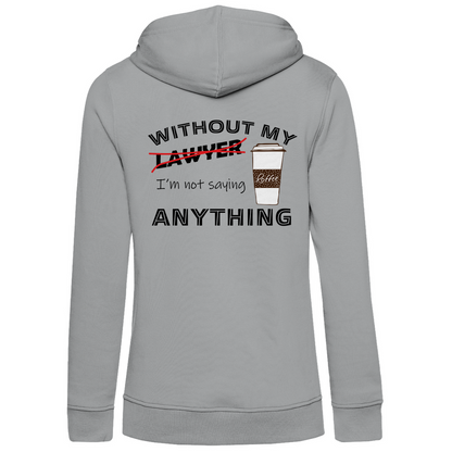 Bio Premium Damen Hoodie coffee