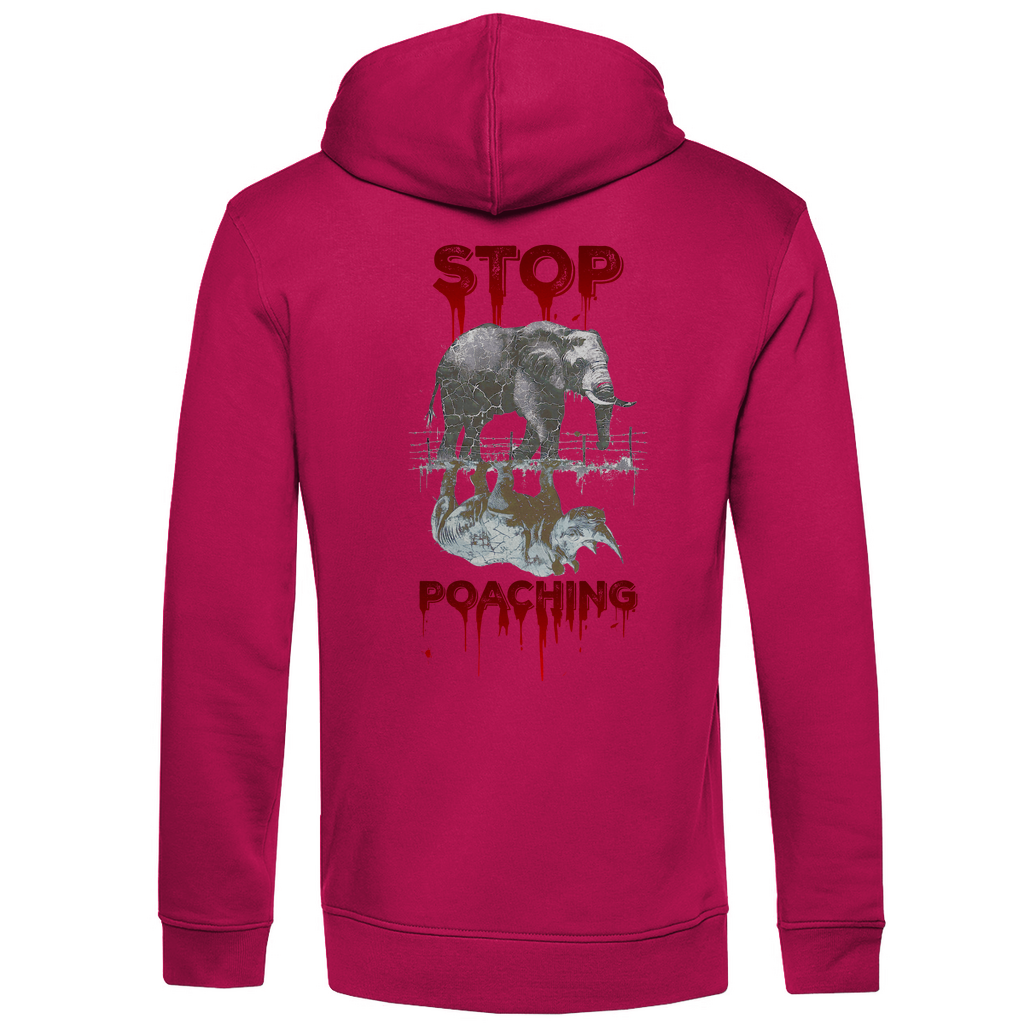 Bio Premium Herren Hoodie stop poaching