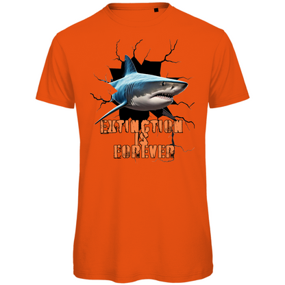 Premium organic men's t-shirt shark
