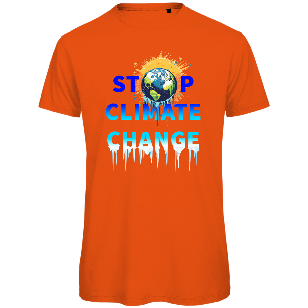 T-shirt bio premium homme changement climatique
