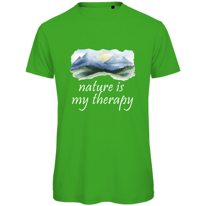 Premium organic men's T-shirt therapy